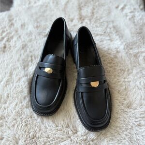 Black Loafers ASOS design match penny Loafer in black (US 5)
